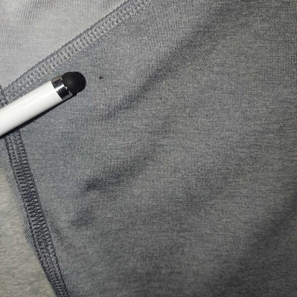 Old Navey Women 2X Go-Dry Plus Size Workout Grey Colorblock Gym Modest Leggings - Picture 3 of 8